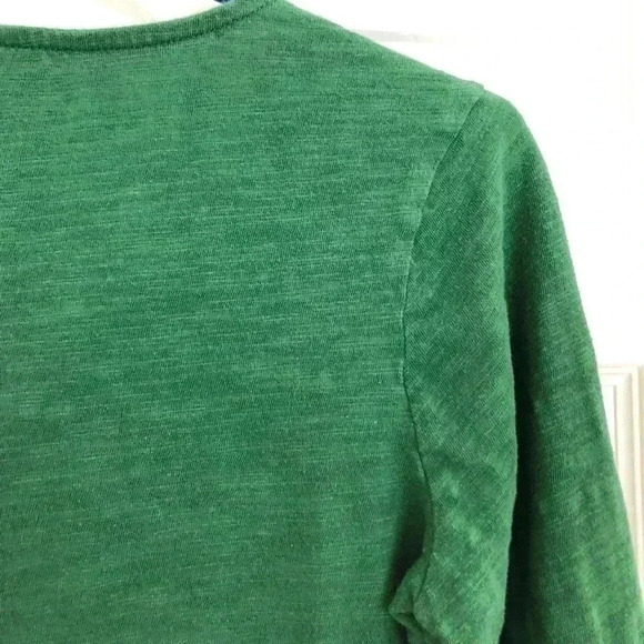 Eddie Bauer Green 3/4 Length Sleeve Shirt Small - Picture 11 of 12